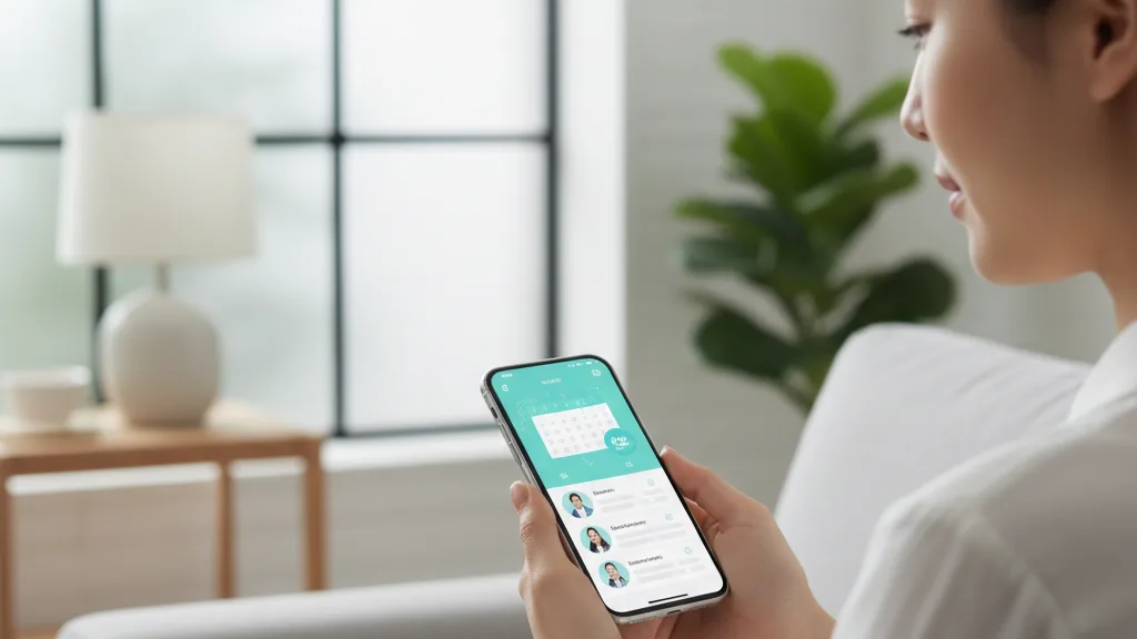 paziente smartphone prenotazione visita medica online