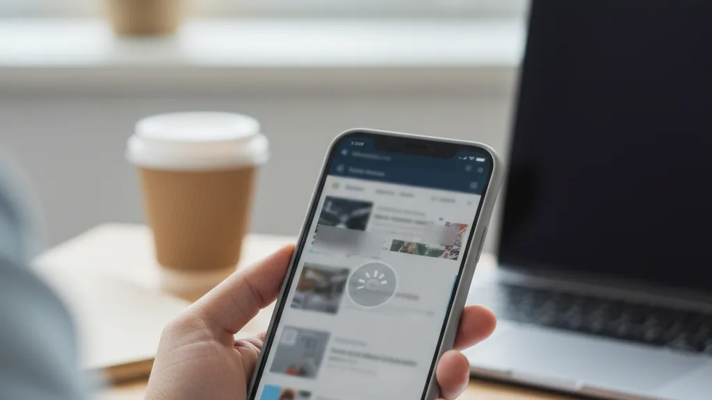 Analisi di un sito web lento visualizzato su smartphone